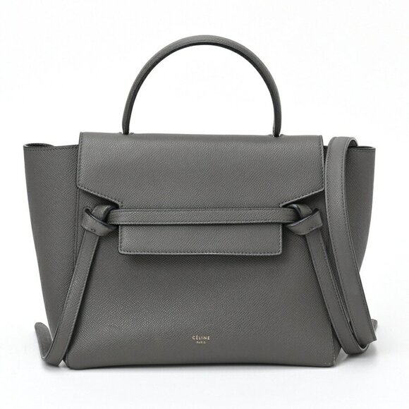 CELINE Gray Shoulder Bag - Picture 1 of 10